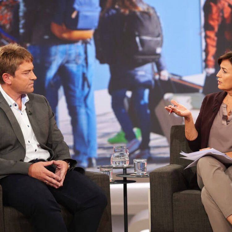 Courage beim Live-Gespräch