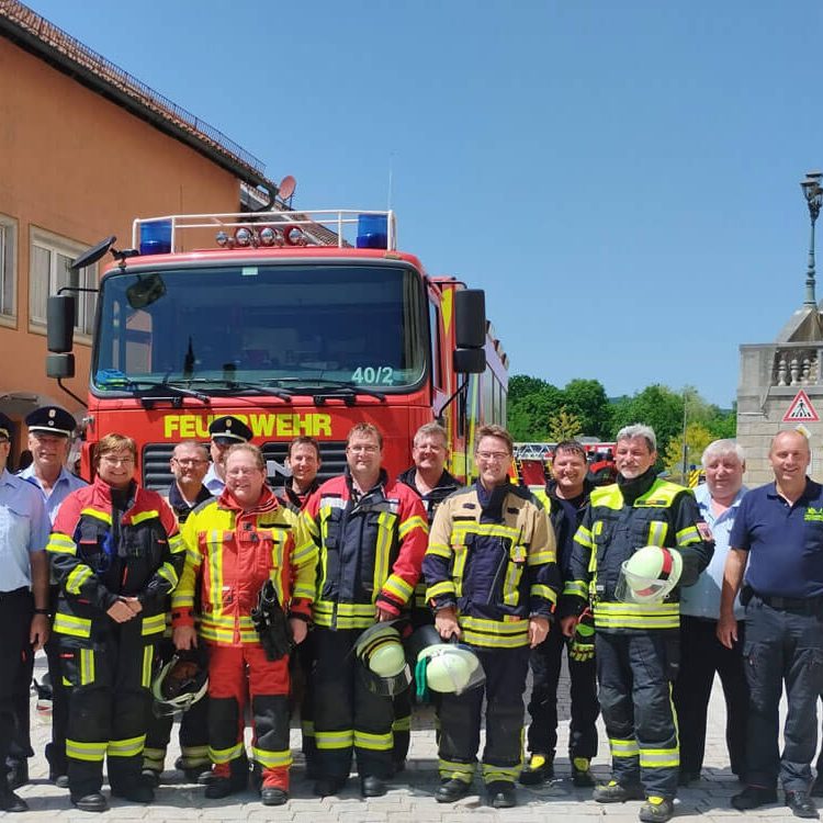 ..zusammen mit Bürgermeisterkollegen