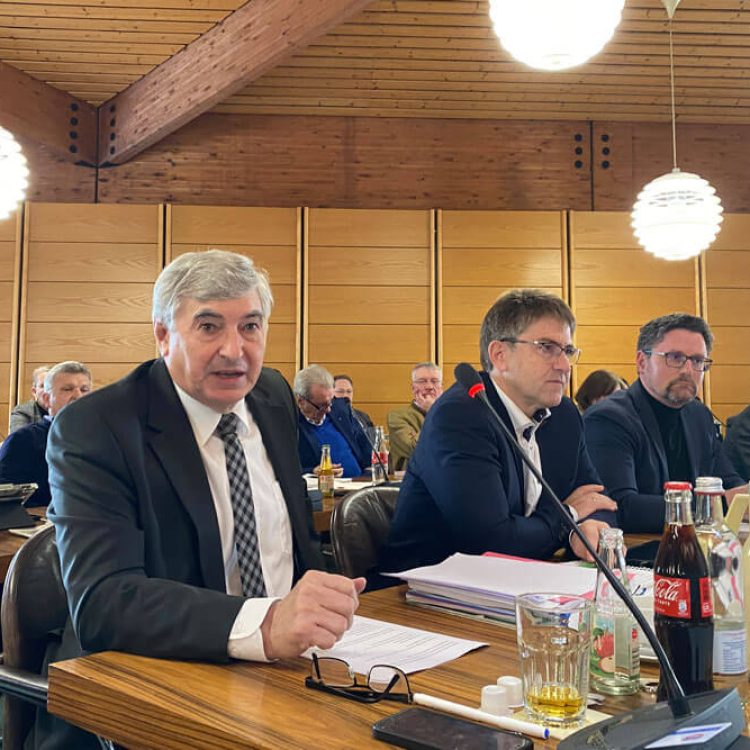 Poleposition bei der Kreistagssitzung