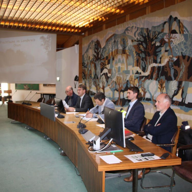 Sitzungsleitung im Landratsamt